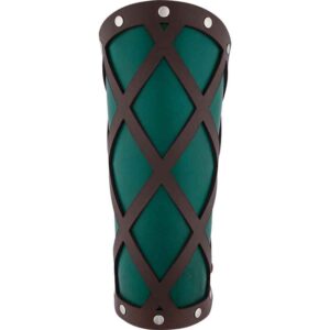Lattice Leather Arm Bracers