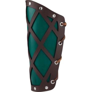 Lattice Leather Arm Bracers