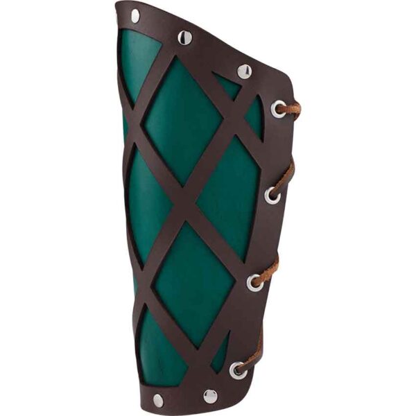 Lattice Leather Arm Bracers