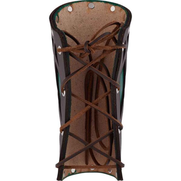Lattice Leather Arm Bracers