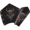 Viking Warrior Leather Arm Bracers