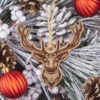 Deer Head Wooden Christmas Ornament
