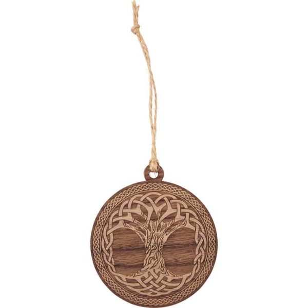 Celtic Tree of Life Wooden Christmas Ornament