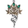 Golden Mandrake Necklace