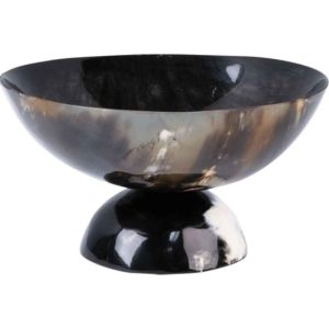 Footed Horn Eating Bowl