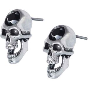 Screaming Skull Stud Earrings