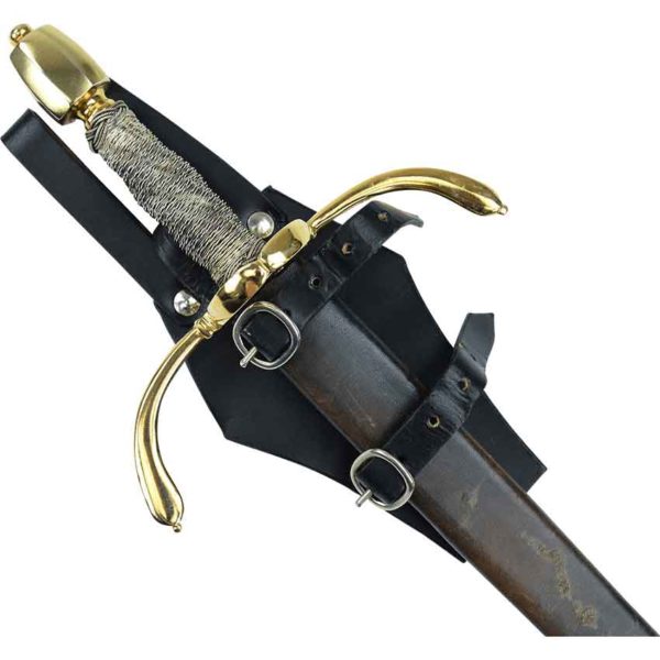 Black Double Strap Frog