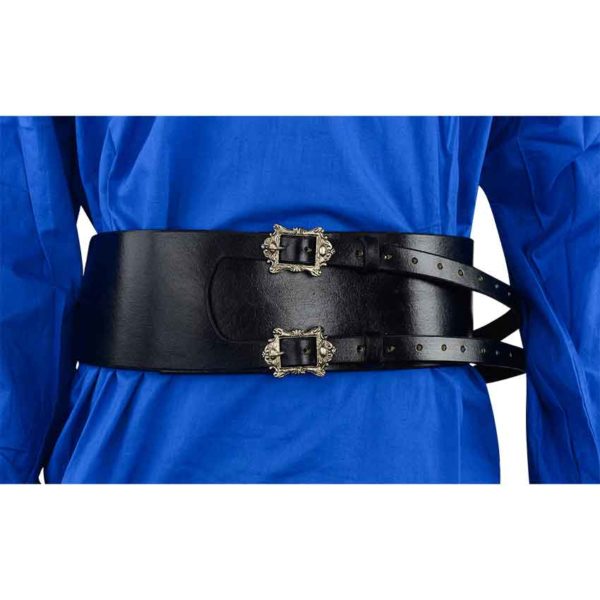 Dual-Buckle Pirate Waist Belt