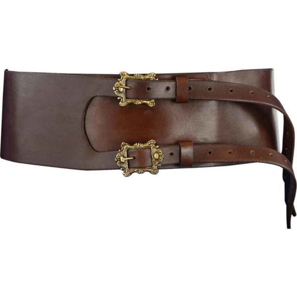 Dual-Buckle Pirate Waist Belt