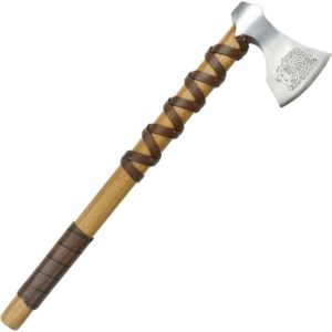 Knotwork Beast Viking Axe