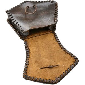 Celtic Cross Leather Belt Pouch