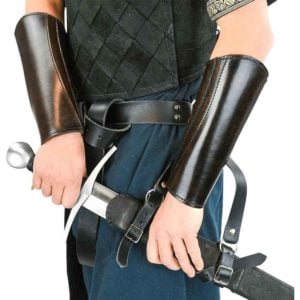 Padded Leather Bracers