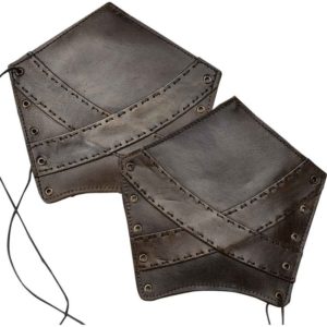 Padded Leather Banded Bracers