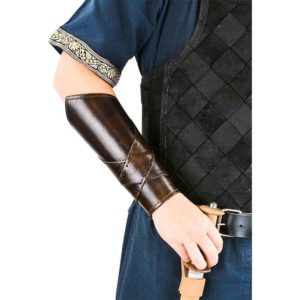 Padded Leather Banded Bracers
