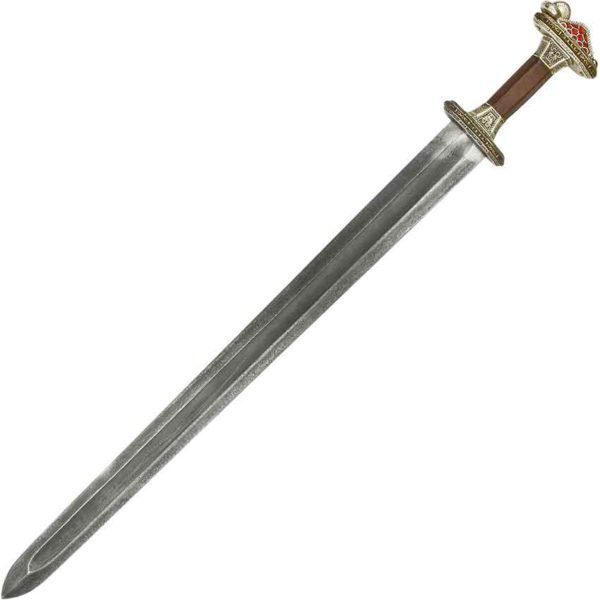 Damascus Silver Hilt Vendel Chieftains Sword