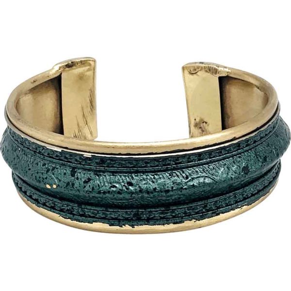 Perrine Medieval Patina Cuff Bracelet