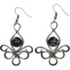 Sodalite Celtic Scrolled Earrings