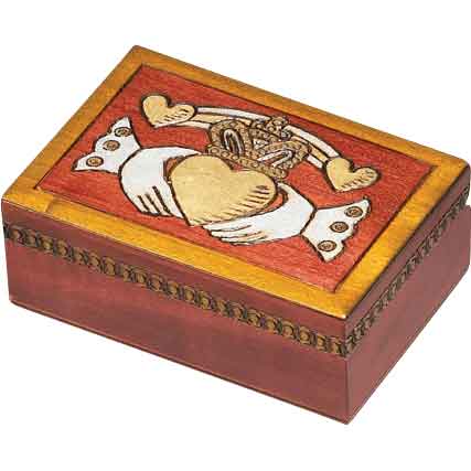 Celtic Claddagh Trinket Box
