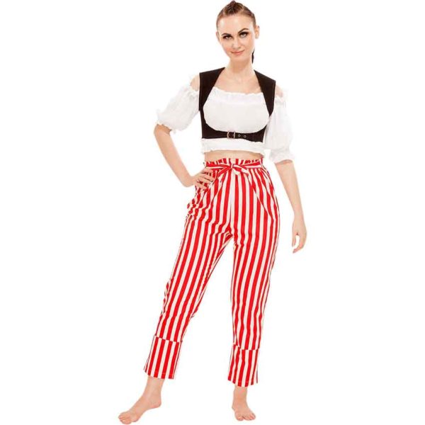 Abigail Striped Pirate Pants