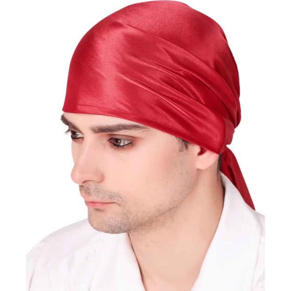 Pirate Satin Triangle Bandana