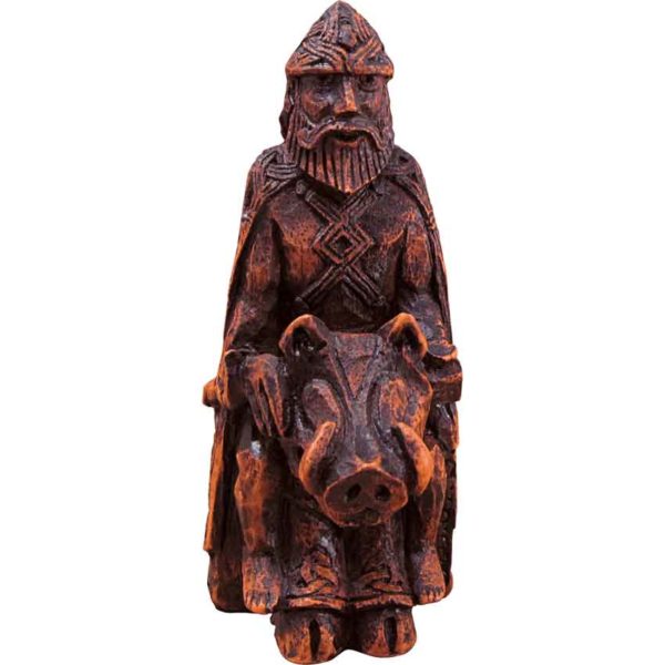 Freyr God of Harvest Statue