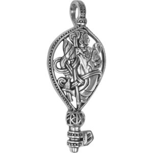 Sterling Silver Frigga's Key Pendant