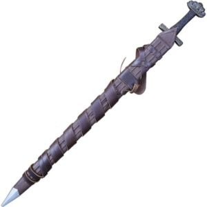 Urnes Stave Viking Sword with Scabbard and Belt