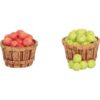 Village Baskets of Apples - Village Accessories by Department 56