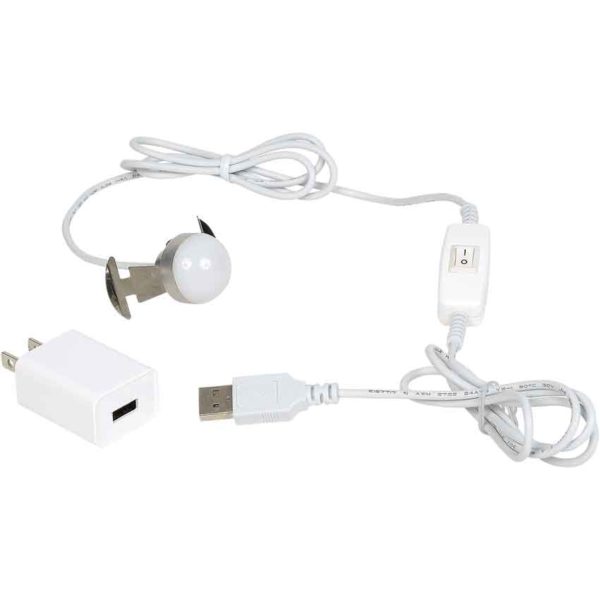 Single USB Cord with LED Bulb - Replacement Bulbs and Power Cords by Department 56