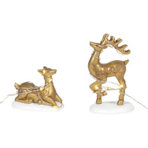 Lit Deer Yard Decor - Christmas Village Accessories by Department 56