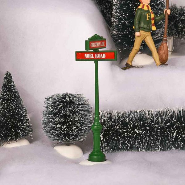 Village Street Signs - Christmas Village Accessories by Department 56