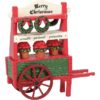 Christmas Poinsettia Cart - Christmas Village Accessories by Department 56