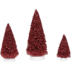 Ruby Christmas Pines - Christmas Village Trees by Department 56