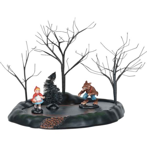 Animated Little Red Riding Hood - Halloween Village Accessories by Department 56