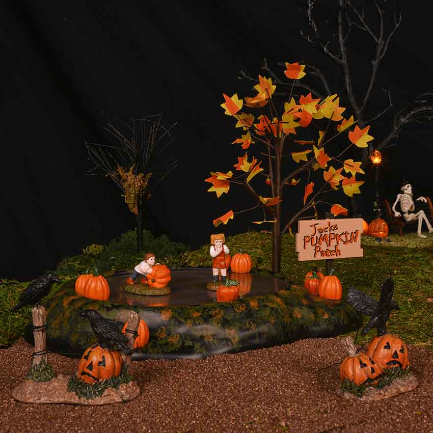 Animated Pumpkin Patch - Halloween Village Accessories by Department 56 Animated Pumpkin Patch - Halloween Village Accessories by Department 56