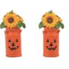 Harvest Pumpkins Milk Cans - Village Accessories by Department 56