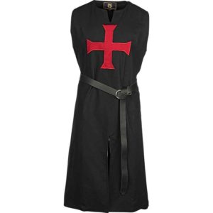 Black Templar Tunic with Red Cross