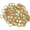 Brass Round Ring Round Riveted Chainmail Rings