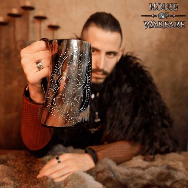 Viking Dragon Horn Tankard