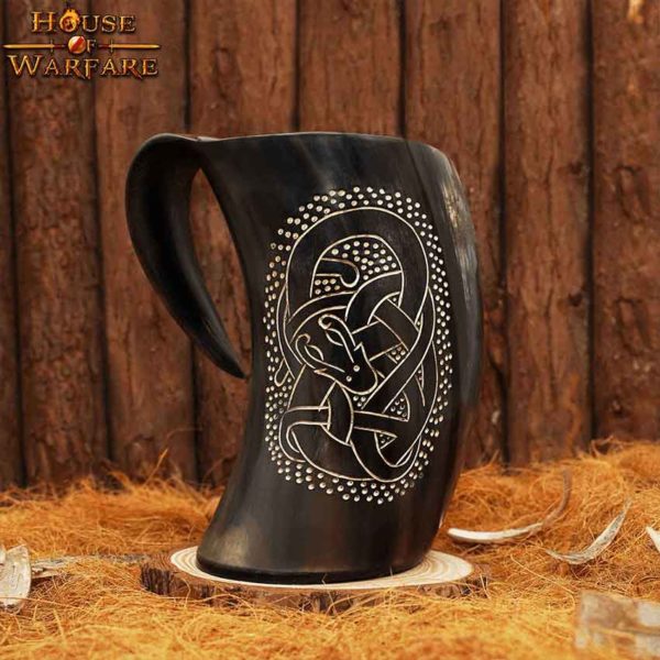 Viking Dragon Horn Tankard
