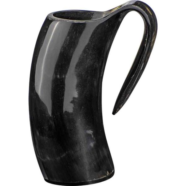 Howling Wolf Horn Tankard