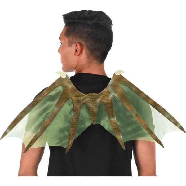 Costume Green Dragon Wings - Image 3