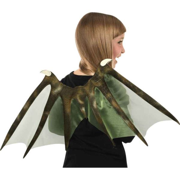 Costume Green Dragon Wings - Image 4
