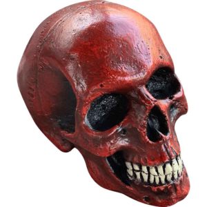 Red Foam Skull Prop