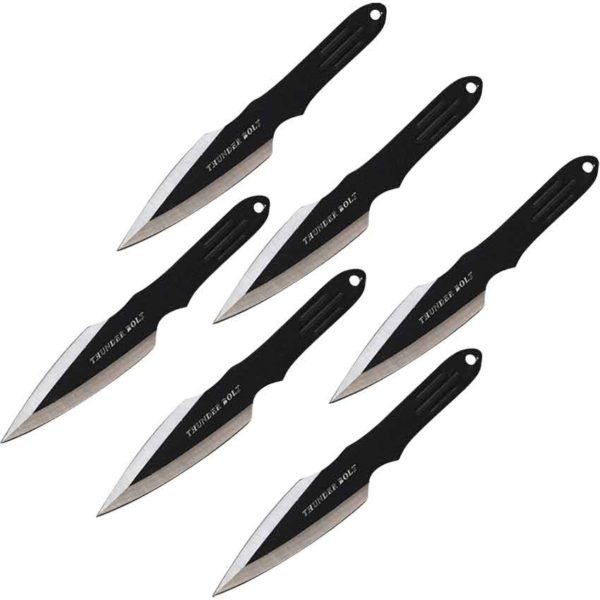 Set of Six Speed Throwing Knives