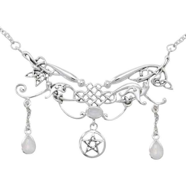 Celtic Fairy Queen Pentacle Necklace