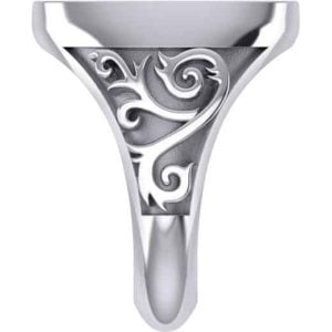 Sterling Silver Tree of Life Signet Ring