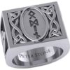 Silver Odin Runic Signet Ring