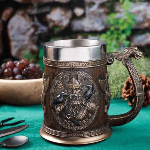 Viking Gods Long Boat Beer Stein