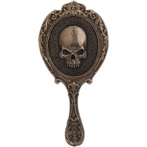 Memento Mori Skull Hand Mirror